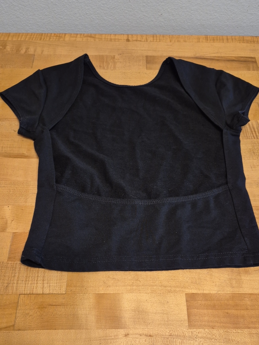 Edikted Black Open Back Short Sleeve Shirt - Picture 5 of 12